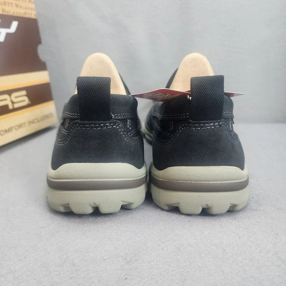 Skechers Superior Milford Black Relaxed Fit Extra Wide Mens 9 64365EWW